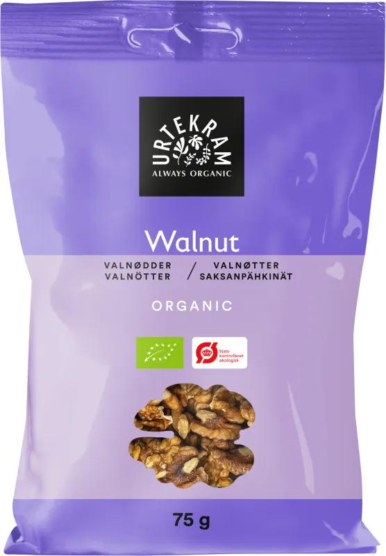 Valnødder Øko. 75 gram