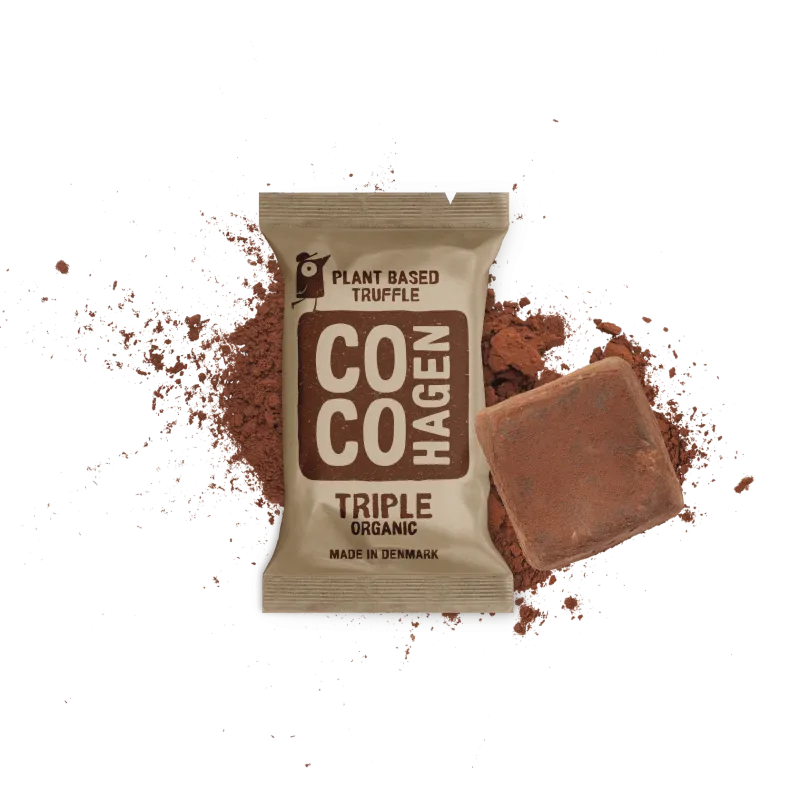 COCOHAGEN Triple 20 gram Plantebaseret Kakaotrøffel - 1 stk.