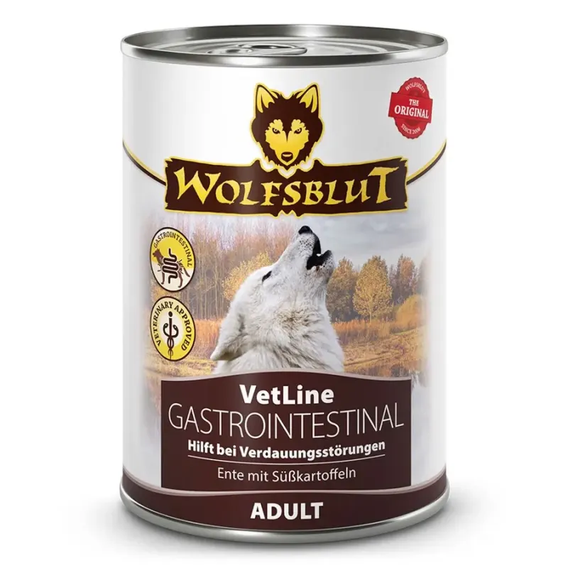 WolfsBlut VetLine Gastrointestinal dåsemad mod maveproblemer, 395g