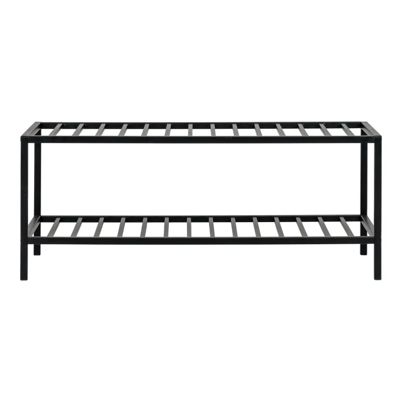 House Nordic - Vita Skohylde med to hylder, B79 cm