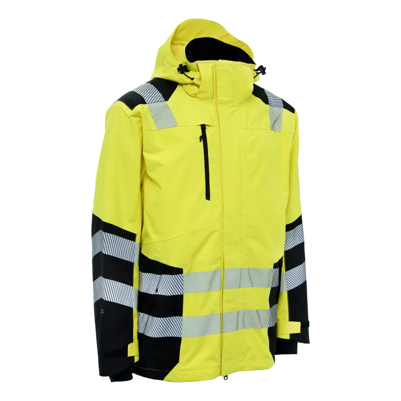 Visible Xtreme Recycled Jakke - Fl.Gul/Sort - 4XL