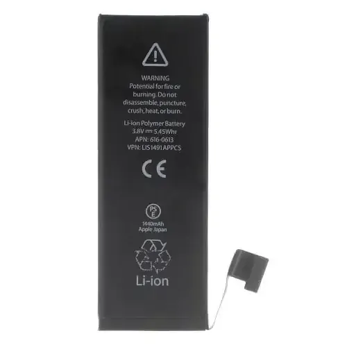 iPhone 5 genopladeligt 3.7 V / 1440mAh Li-ion-batteri.