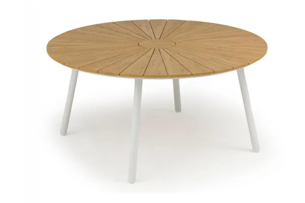 DaneLine Adam Havebord - Nonwood - Ø150 cm - Hvid