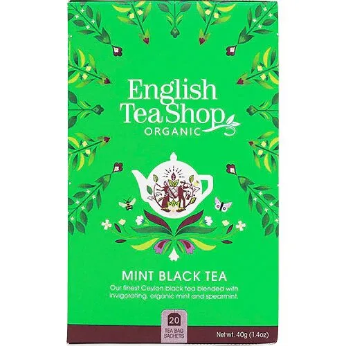 Mint Black Tea Øko - 20 breve