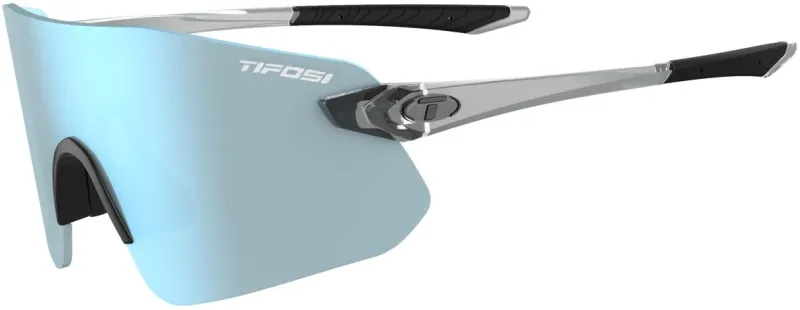 Tifosi Vogel SL Cykelbriller – Crystal Smoke – Smoke Bright Blue Mirror