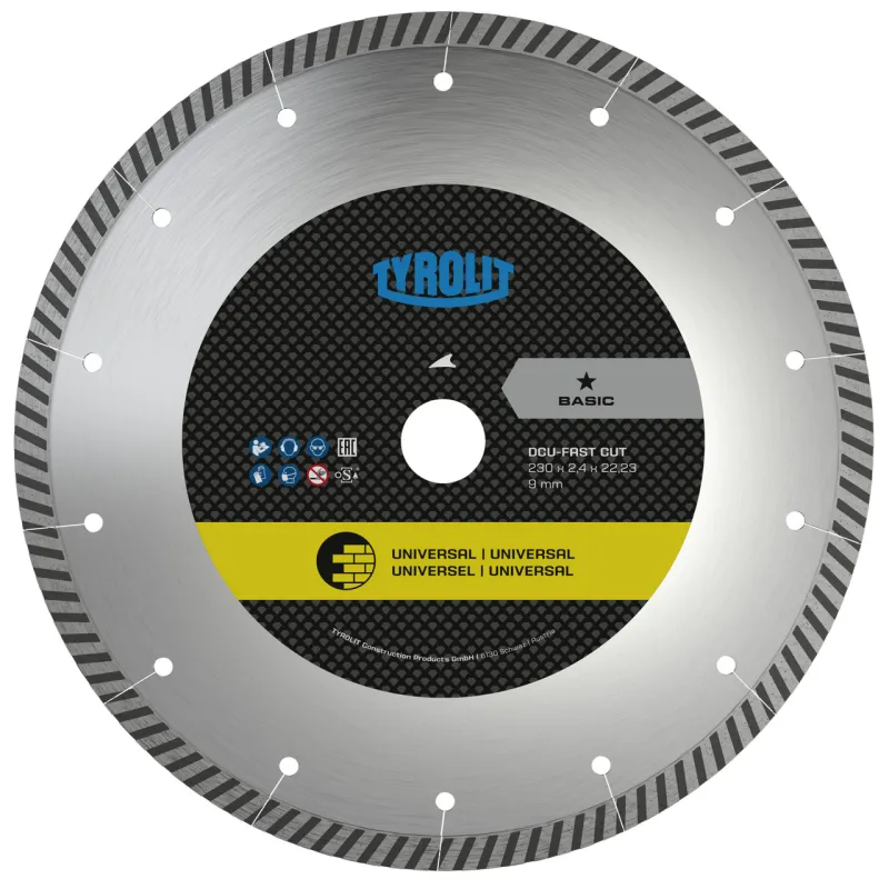 Diamantskive UNI DCU-FAST CUT ø150×2,4x22,23 mm