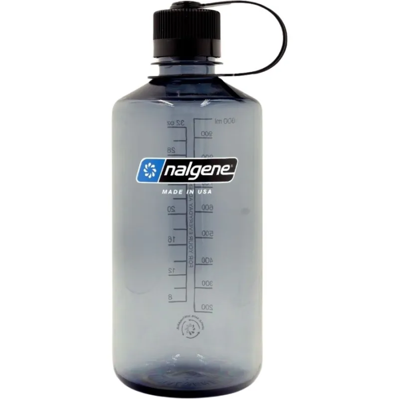 Nalgene narrow mouth sustain, drikkedunk, 1000 ml, grå