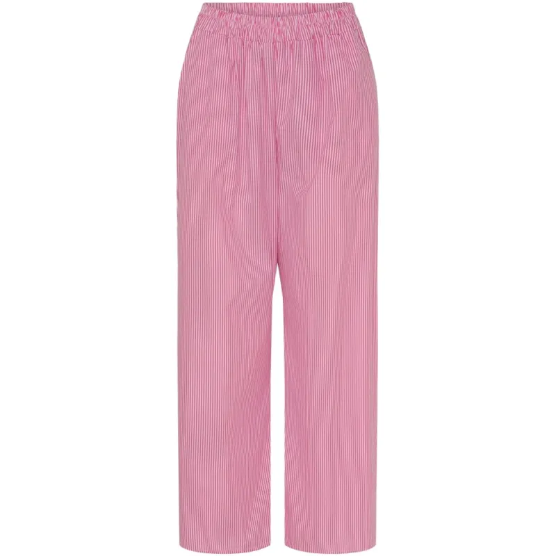 Marta Du Chateau dame bukser MdcGisele - Stripe Fuxia Stripe