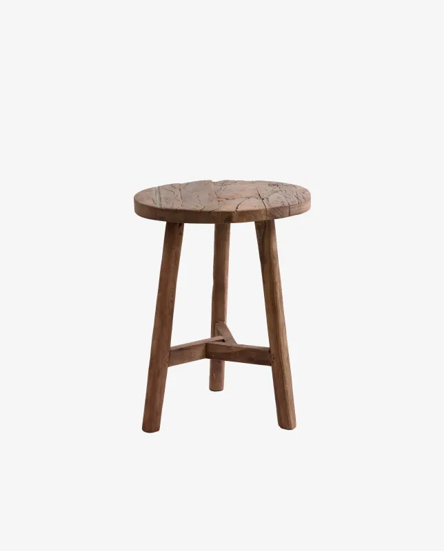 Nordal - MOLOPO taburet  -  natur  -  Ø41 × H53,5 cm