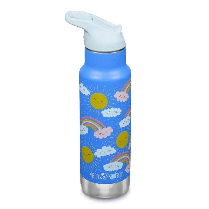 Klean Kanteen Kid Classic Termodrikkedunk - Kid SportCap - 355ml - Rainbows