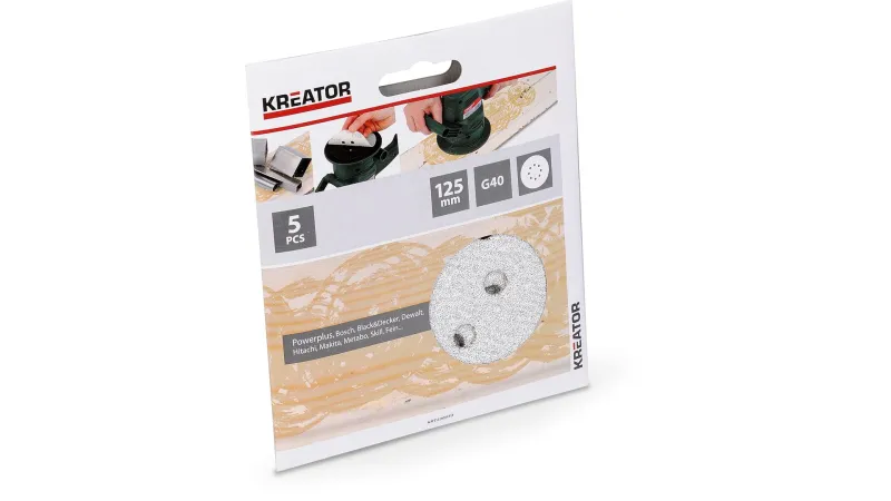 Excenter slibepapir Ø125 K120 5 stk
