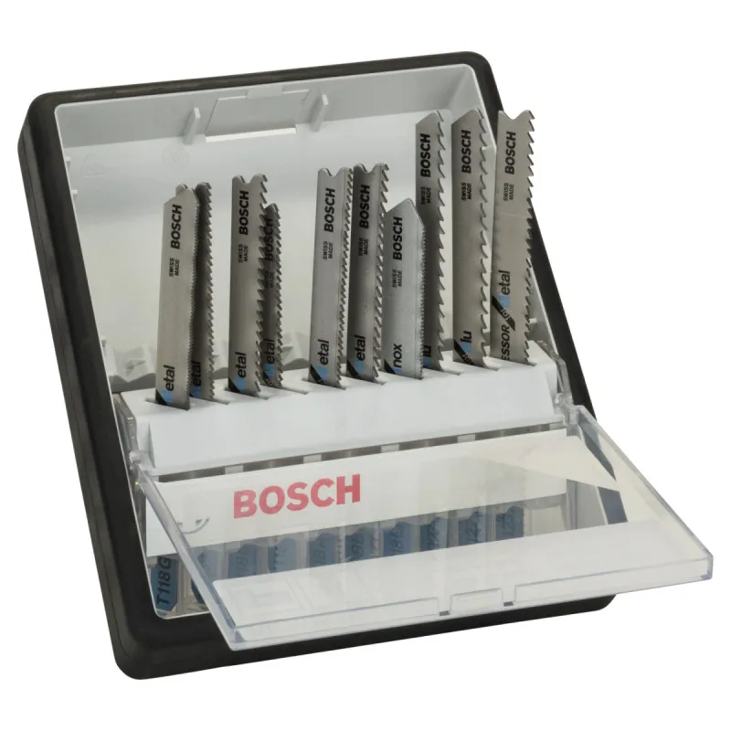 Bosch Stiksavklinge Robustline Metal T-skaft 10stk - 2607010541