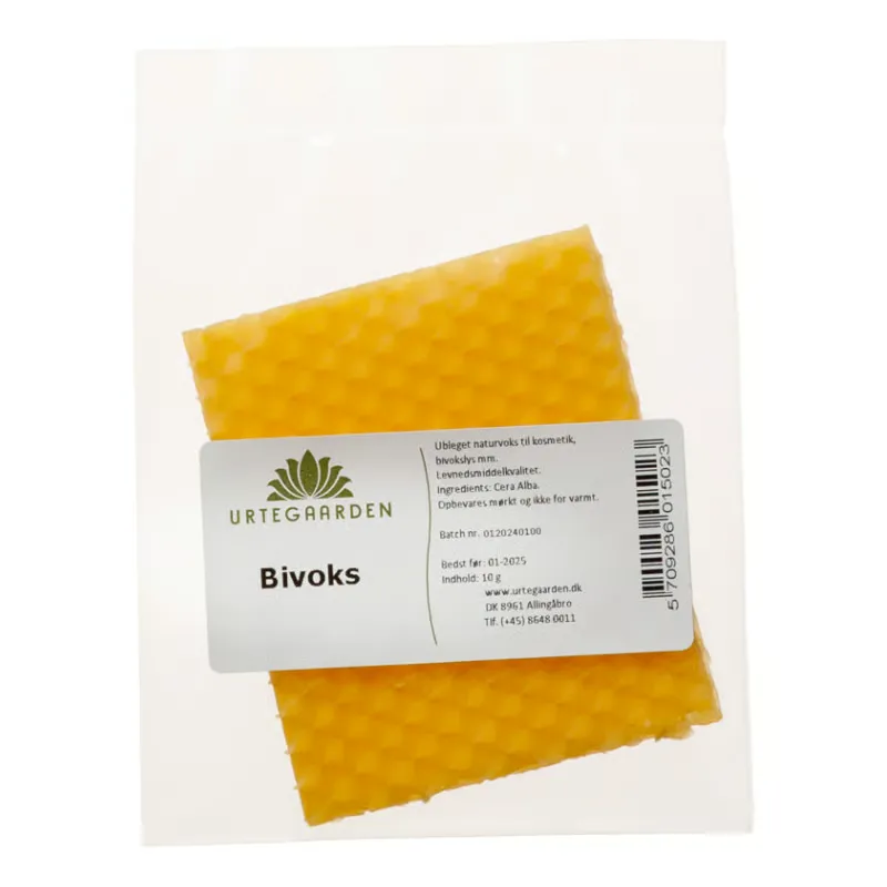 Urtegaarden Bivoks (100 g)