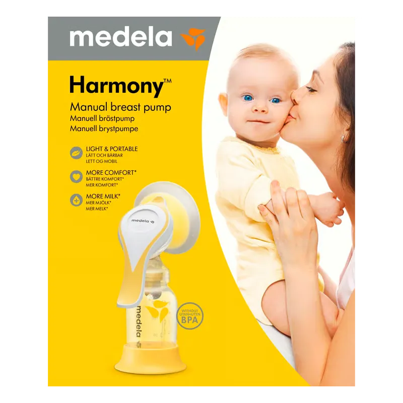 Medela Harmony Manuel Brystpumpe M. Flex Tragt (1 stk)