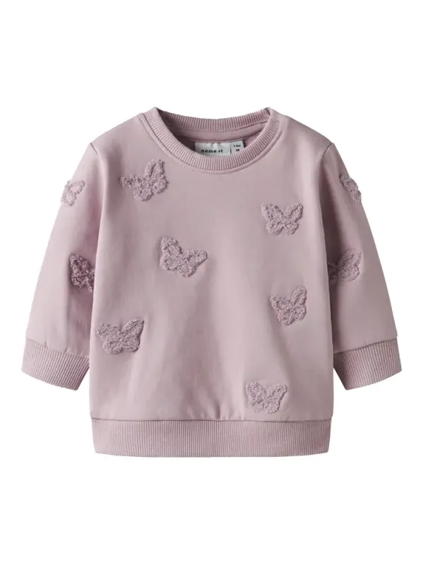 Betina Sweatshirt - Dawn pink - 62