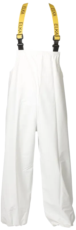 Regnoveralls m/elastik i ben 079900E hvid Str. 4XL