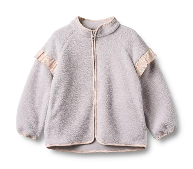 Wheat Ellena Fleece Jakke - Lavender Rain - 104
