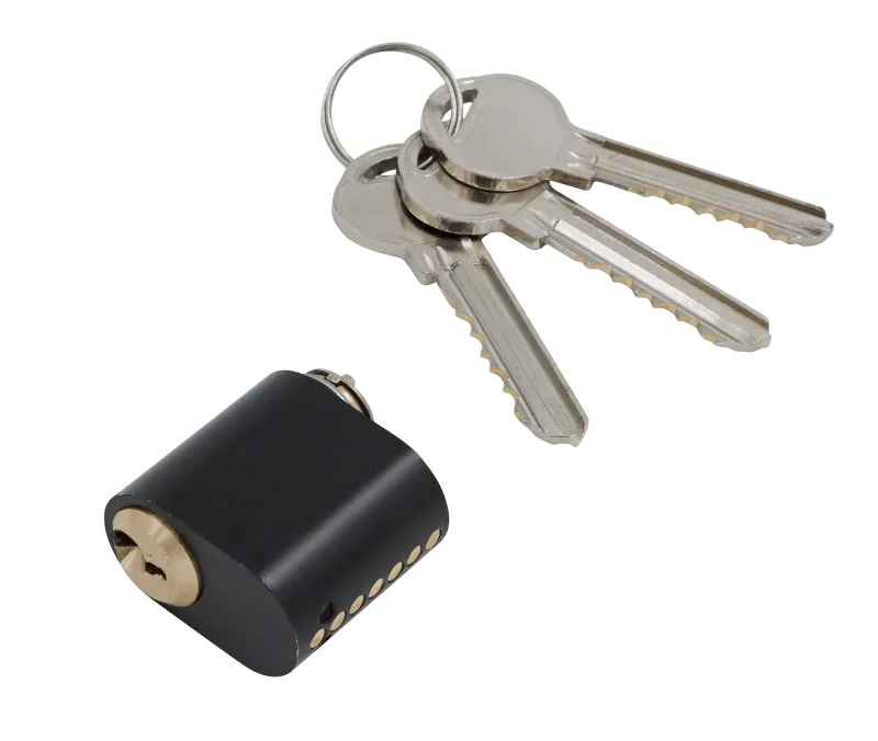 HOME It® oval cylinder matsort med 7 stifter med 3 nøgler (1 stk.)