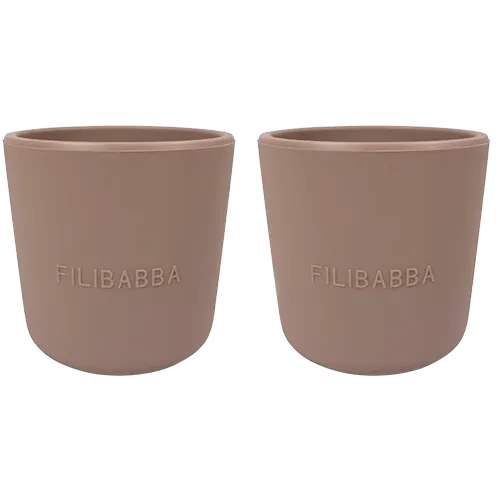 Filibabba Silikone Kop Warm Grey (2 stk)