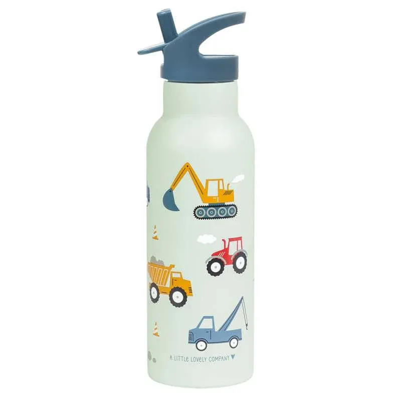 A Little Lovely Company Termo Ståldrikkedunk - XL - 500ml - Vehicles