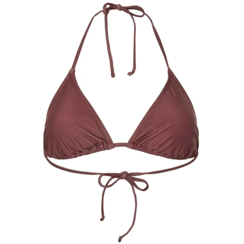 PCBAOMI BIKINI TRIANGLE BRA SWW NOOS BC - Deep Mahogany