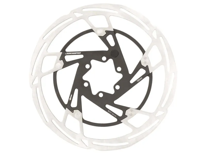 Jagwire Pro LR2 Rotor Bremseskive - 180 mm til 6 bolt montering - Aluminium
