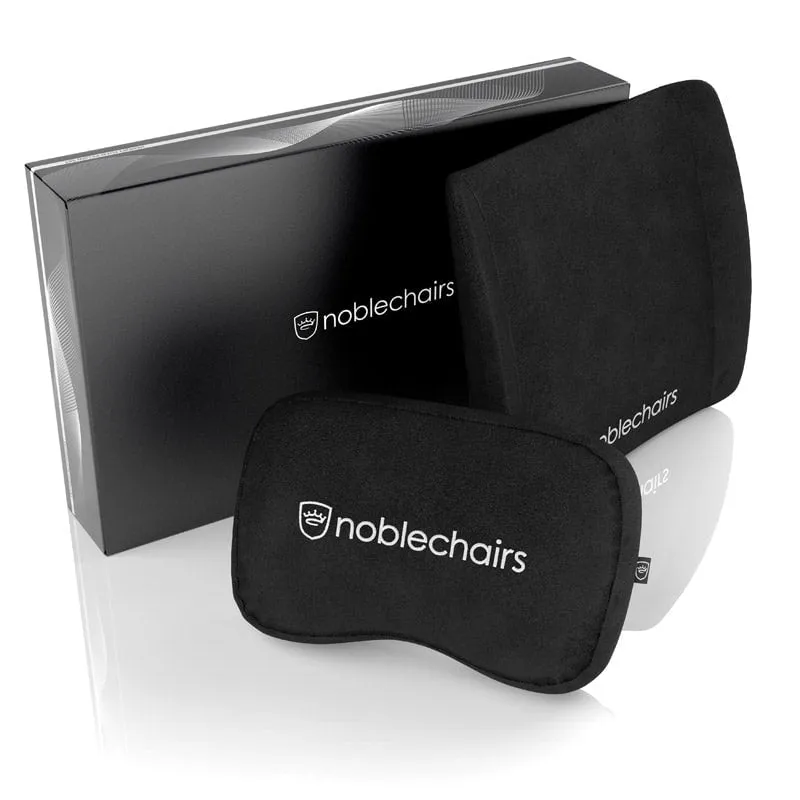 noblechairs Memory Foam pudesæt til gamingstol Black Puder - GEEKD.dk