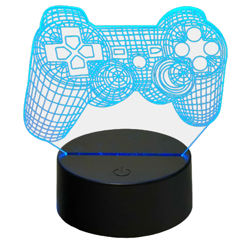 MECHARITE - Gaming 3D Lampe - Controller - GEEKD.dk