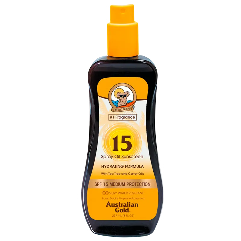 Australian Gold Carrot Oil Spray SPF 15 237 ml
