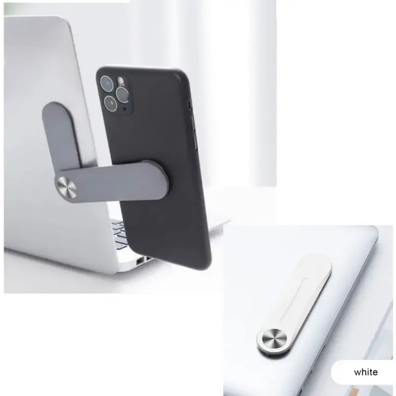 Universal Magnetisk Mobilholder til Montering på Laptop. Hvid.