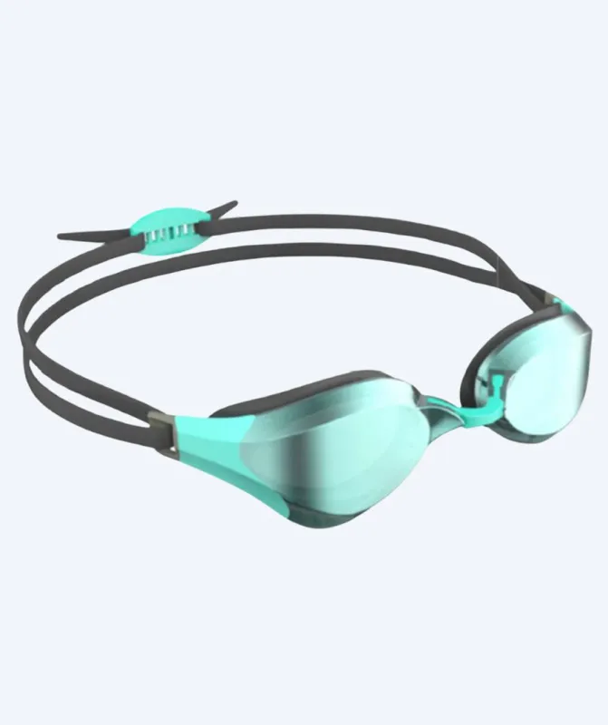 Watery Elite svømmebrille - Rattle Pro Mirror - Grøn/grøn - Konkurrence / trænings svømmebriller