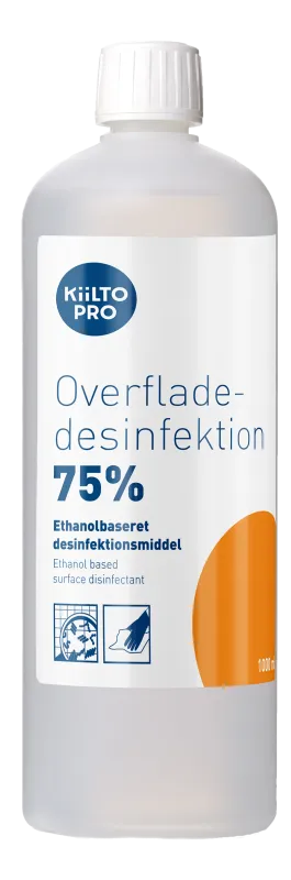 Overflade desinfektion KiiltoPro, 1 l flaske, 75 % ethanol