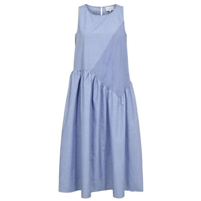 LIBERTÉ dame kjole RIKKE - BLUE CHECKS