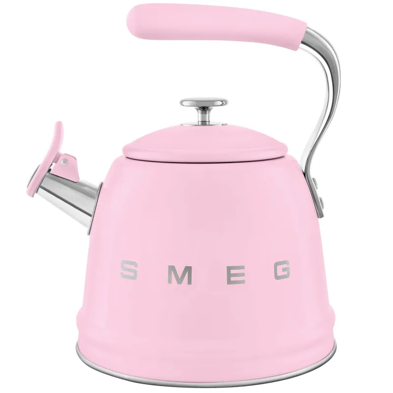 Smeg Vandkedel med fløjte 2,3 liter, rosa