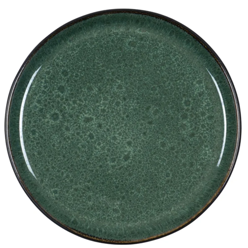 Bitz Gastro Tallerken 21 cm, grøn/sort