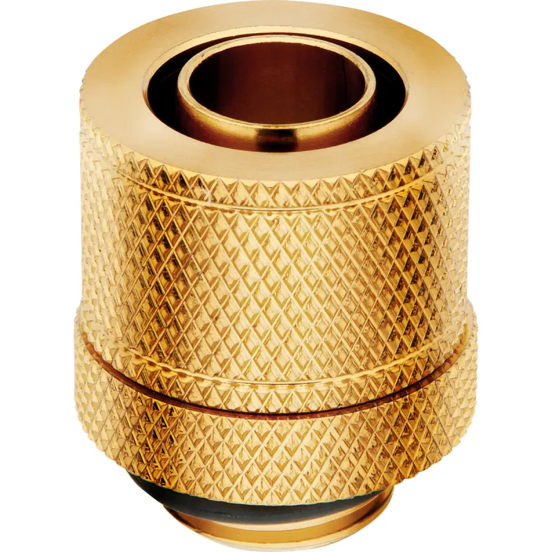 CORSAIR Hydro X Series XF Compression Fitting Kølevæske system tilpasning 4-pack Guld Vandkøling - GEEKD.dk
