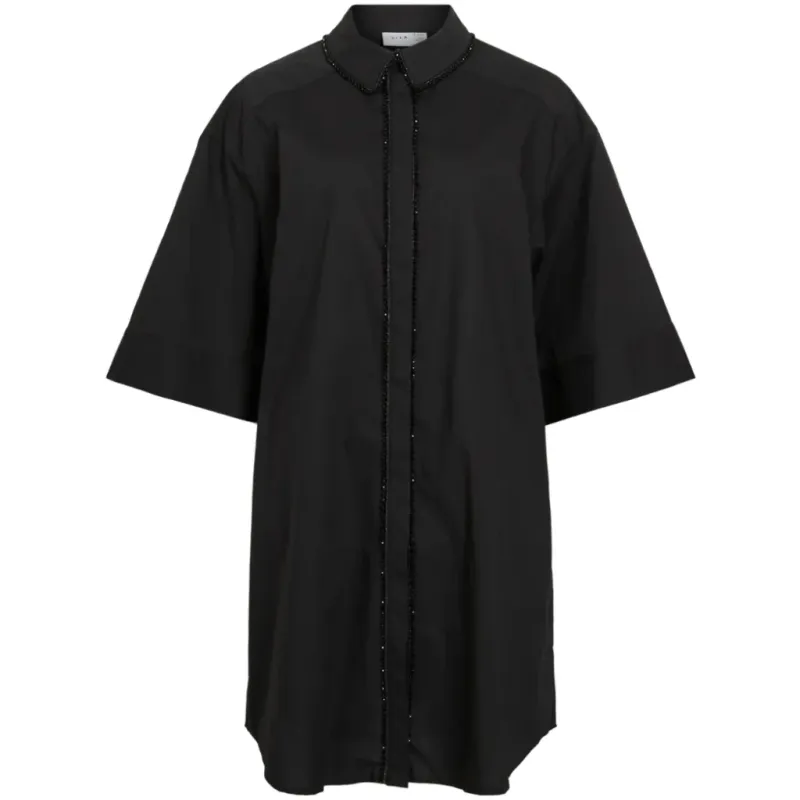 VILA dame kjole VILARA - Black