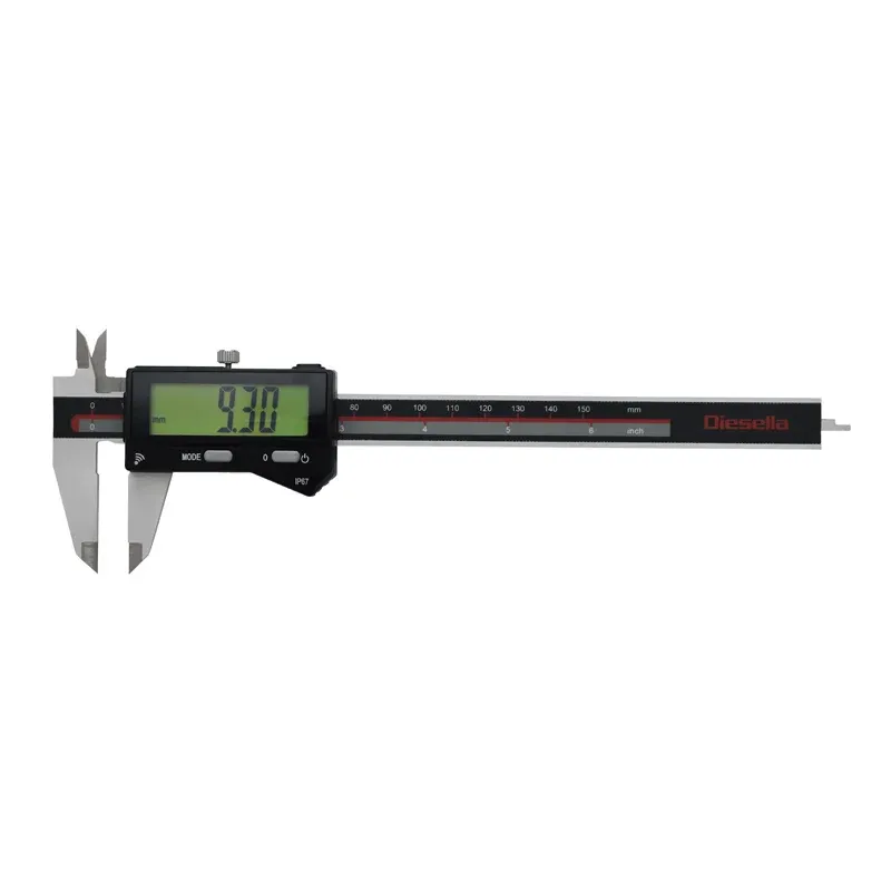 IP67 digital skydelære 0-150x0,01 mm med bluetooth og kæbelængde 40 mm