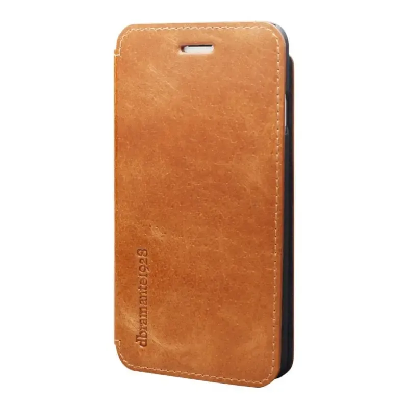dbramante1928 Frederiksberg 2 læder cover til iPhone 6/6S/7/8. Brun.