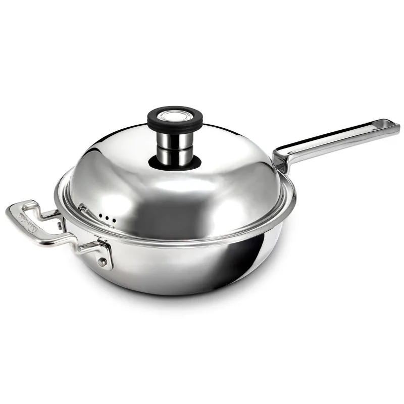 Robert welch 316 Series wok med låg, rustfrit stål