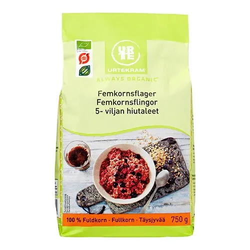 Femkornsflager Økologisk - 750 gram