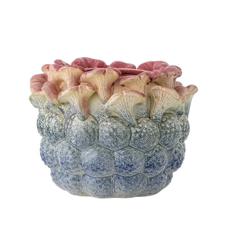 CREATIVE COLLECTION Maidan urtepotteskjuler - rosa stentøj (D20,5xH18)