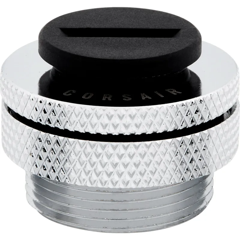 CORSAIR Hydro X Series XF Fill Port Flydende kølesystem fyldport 1-pack Sølv Vandkøling - GEEKD.dk