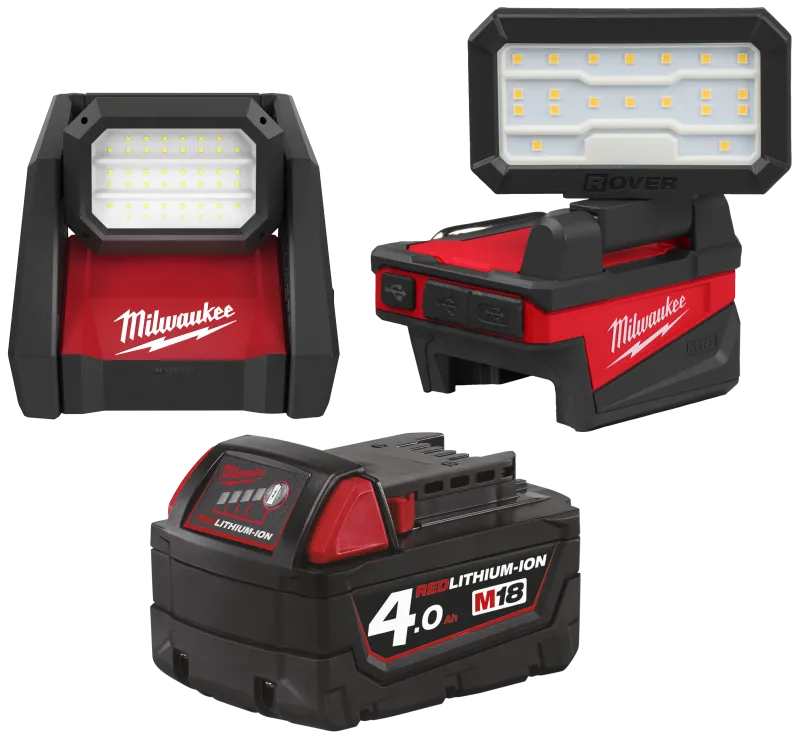 Sampak M18: Lampe HOAL-0 + lampe ALIS-0 + batt. B4