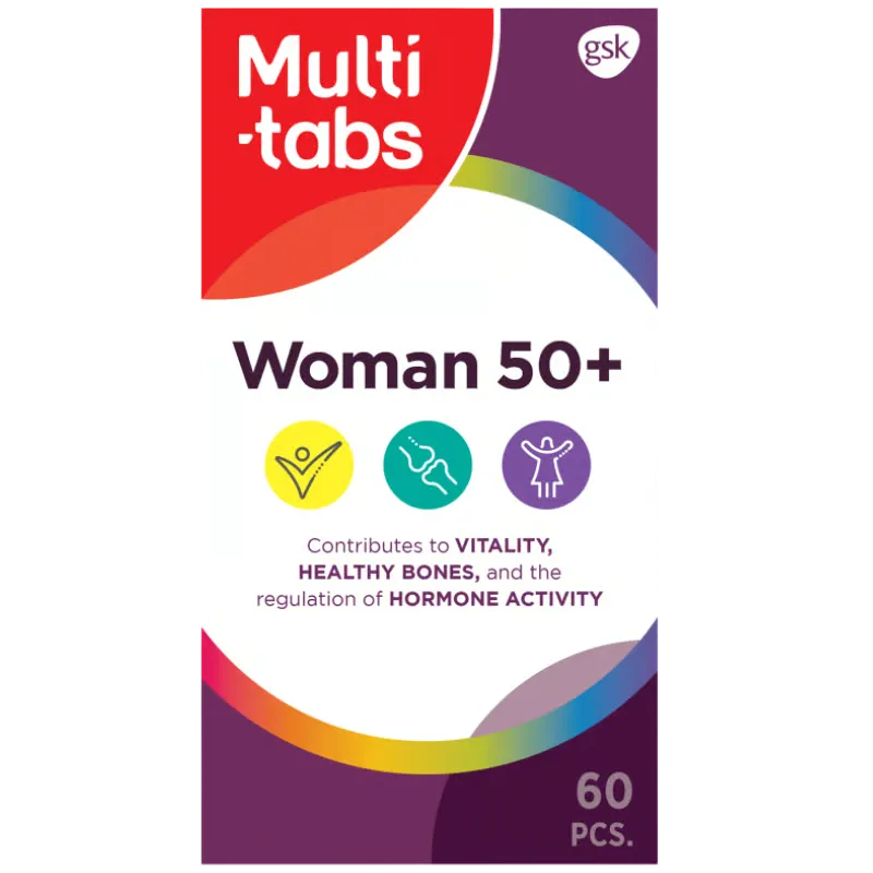 Multitabs Woman 50+ tabletter (60 stk)