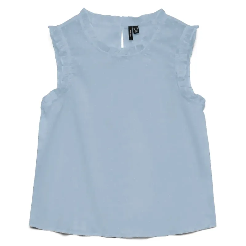VERO MODA dame top VMTRINE - Cashmere Blue