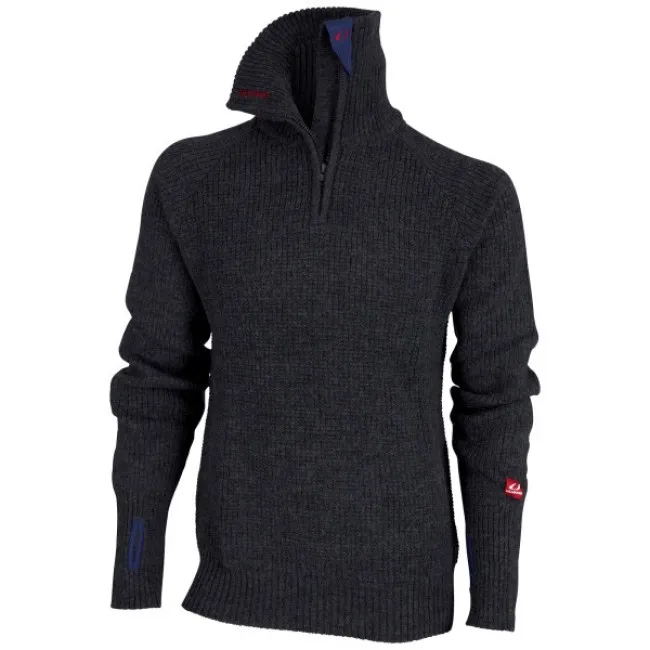 Ulvang Rav sweater w/zip, herre, mørkegrå