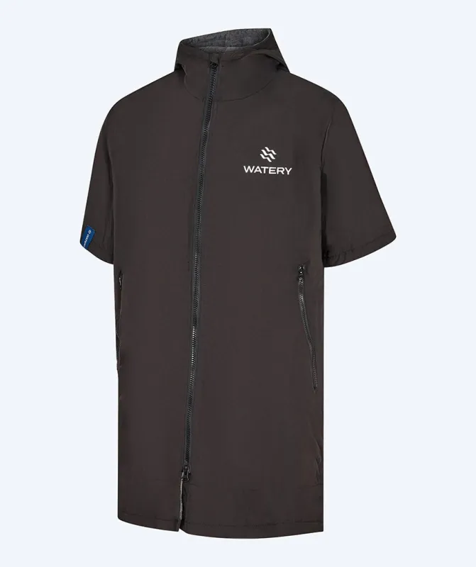 Watery surf poncho - Waterproof - Sort - Badeponcho