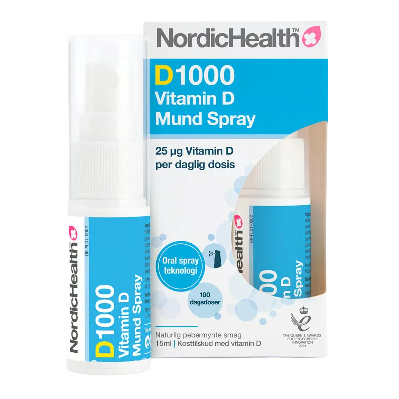 NordicHealth D1000 D3-vitaminspray (15 ml)