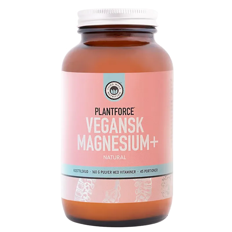 Plantforce Vegansk Magnesium+ Natural (160 g)